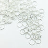 Handmade Open Iron Ring Silver Plated Round Simple Geometry Jewelry Accessory For Diy Craft Wholesale