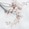 Handmade Pearl Flower Bridal Hairpin Ancient Style Alloy Hair Twister Elegant Headwear Hair Accessory