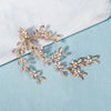 Handmade Pearl Rhinestone Hair Side Hairpin For Bridal Accessories