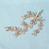 Handmade Pearl Rhinestone Hair Side Hairpin For Bridal Accessories