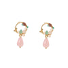 Handmade Pearl Water Drop Geometric Earrings For Women