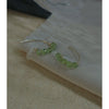Handmade Peridot Dangle Earrings 14K Gold Ear Hooks Simple Fresh Elegant Women's Earrings