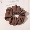 Handmade Plaid Fabric Scrunchie Hair Tie For Women Simple Ponytail Hair Accessory
