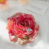 Handmade Plastic Rose Flower Clip Hairpin For Women With Butterfly Fabric Small Fresh Style