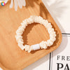 Handmade Pleated Fabric Scrunchie Ponytail Holder With Ball Detail For Women Solid Color Hair Tie