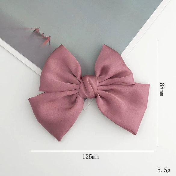 Handmade Polyester Ribbon Fabric Bow Mobile Phone Shell Jewelry Accessories Headwear Clip