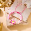 Handmade Polymer Clay Bracelet With Flower Animal Zodiac Patterns For Women