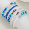 Handmade Polymer Clay Pearl Alloy Geometric Animal Style Beaded Bracelet