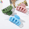 Handmade Pumpkin Shaped Fabric And Iron Hair Claw Clip For Women With Frosted Finish Wholesale Hair Accessory