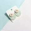 Handmade Resin Daisy Flower Earrings With Silver Needles For Women Wholesale Retro Floral Jewelry