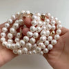 Handmade Retro Baroque Freshwater Pearl Women's Bracelet With Elastic Cord