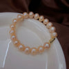 Handmade Retro Baroque Freshwater Pearl Women's Bracelet With Elastic Cord