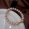 Handmade Retro Baroque Freshwater Pearl Women's Bracelet With Elastic Cord