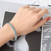 Handmade Retro Feather Leaf Fashion Geometric Copper S925 Silver Electroplated Unisex Bracelet