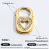 Handmade Retro Geometric Stainless Steel Jewelry Accessories With Electroplating And Totem Pattern For Necklace Pendant