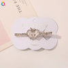Handmade Rhinestone Heart Hair Claw Clip For Women Sparkling Bangs Grip Hair Accessory