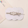 Handmade Rhinestone Heart Hair Claw Clip For Women Sparkling Bangs Grip Hair Accessory