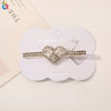 Handmade Rhinestone Heart Hair Claw Clip For Women Sparkling Bangs Grip Hair Accessory
