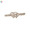 Handmade Rhinestone Heart Hair Claw Clip For Women Sparkling Bangs Grip Hair Accessory