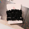 Handmade Satin Hair Tie Set For Women Thin Ponytail Scrunchies With Stylish Personality Design