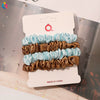 Handmade Satin Hair Tie Set For Women Thin Ponytail Scrunchies With Stylish Personality Design