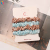 Handmade Satin Hair Tie Set For Women Thin Ponytail Scrunchies With Stylish Personality Design
