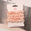 Handmade Satin Hair Tie Set For Women Thin Ponytail Scrunchies With Stylish Personality Design