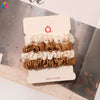 Handmade Satin Hair Tie Set For Women Thin Ponytail Scrunchies With Stylish Personality Design