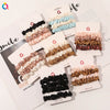Handmade Satin Hair Tie Set For Women Thin Ponytail Scrunchies With Stylish Personality Design