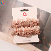 Handmade Satin Hair Tie Set For Women Thin Ponytail Scrunchies With Stylish Personality Design