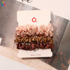 Handmade Satin Hair Tie Set For Women Thin Ponytail Scrunchies With Stylish Personality Design