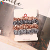 Handmade Satin Hair Tie Set For Women Thin Ponytail Scrunchies With Stylish Personality Design
