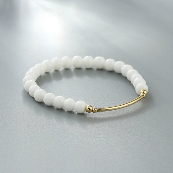 Handmade Shell Beaded Bracelet Fashion Geometric Crystal Style Unisex Diy Accessory