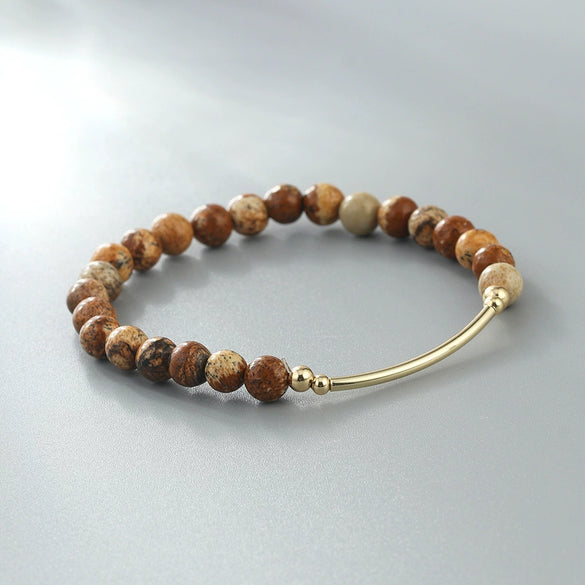 Handmade Shell Beaded Bracelet Fashion Geometric Crystal Style Unisex Diy Accessory