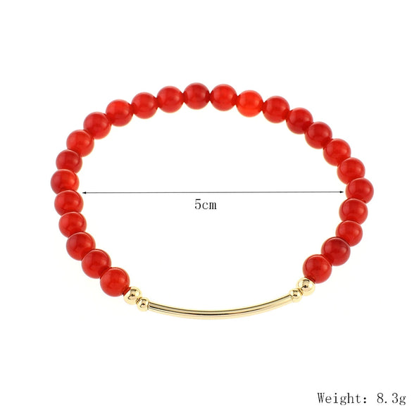 Handmade Shell Beaded Bracelet Fashion Geometric Crystal Style Unisex Diy Accessory