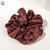 Handmade Solid Color Cloth Scrunchie Hair Tie For Women Loose Fit Personality Hair Accessory