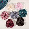Handmade Solid Color Cloth Scrunchie Hair Tie For Women Loose Fit Personality Hair Accessory
