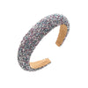 Handmade Sponge Diamond Widebrimmed Headband Geometric Style Hair Accessories For Women