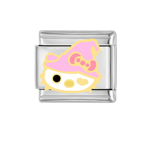 Handmade Stainless Steel Bracelet With Cartoon Characters And Dripping Oil Design For Women