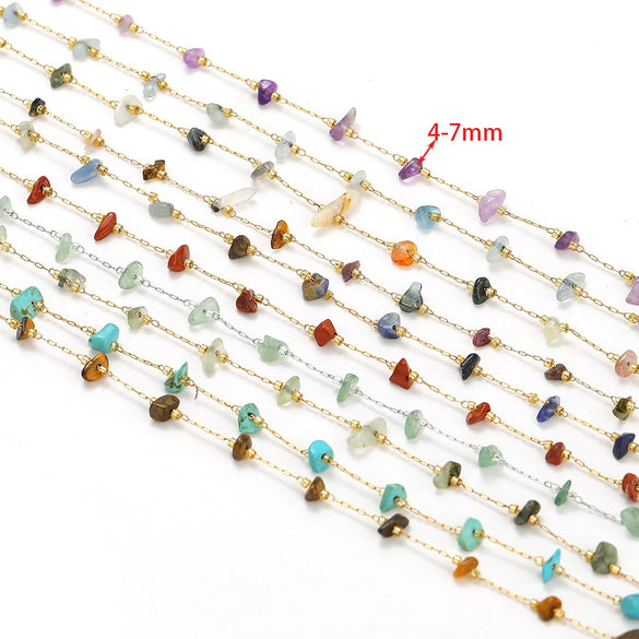 Handmade Stainless Steel Chain Jewelry Accessories With Round Pattern And Electroplating Treatment Include Bracelet Necklace Sweater Chain