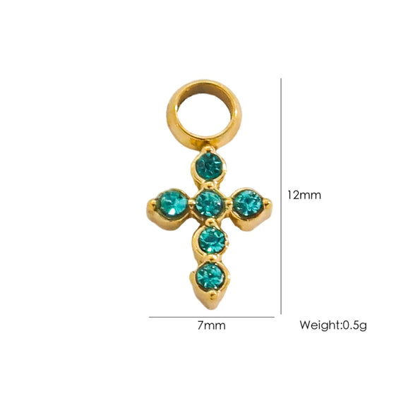 Handmade Stainless Steel Cross Jewelry Accessories With Electroplating Process And Classic Fashion Style