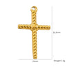 Handmade Stainless Steel Cross Jewelry Accessories With Electroplating Process And Classic Fashion Style