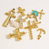Handmade Stainless Steel Cross Jewelry Accessories With Electroplating Process And Classic Fashion Style
