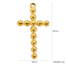 Handmade Stainless Steel Cross Jewelry Accessories With Electroplating Process And Classic Fashion Style