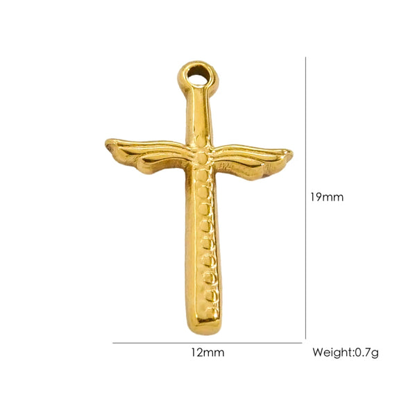 Handmade Stainless Steel Cross Jewelry Accessories With Electroplating Process And Classic Fashion Style
