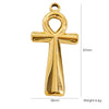 Handmade Stainless Steel Cross Jewelry Accessories With Electroplating Process And Classic Fashion Style