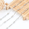 Handmade Stainless Steel Electrolytic Plating Closed Lantern Chain Necklace And Bracelet With Diamond Simple And Durable