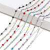 Handmade Stainless Steel Enamel Oil Drop Chain For Necklace And Bracelet Diy Accessories
