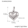 Handmade 316L Stainless Steel Geometric Pattern Women's Fashion Electroplated Bracelet With Bear Love Bow Multiaccessories