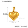 Handmade 316L Stainless Steel Geometric Pattern Women's Fashion Electroplated Bracelet With Bear Love Bow Multiaccessories